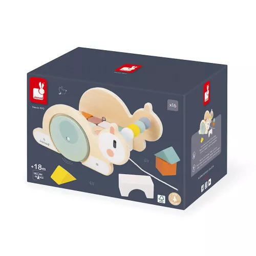 Pull Along Snail Cube Trolley
