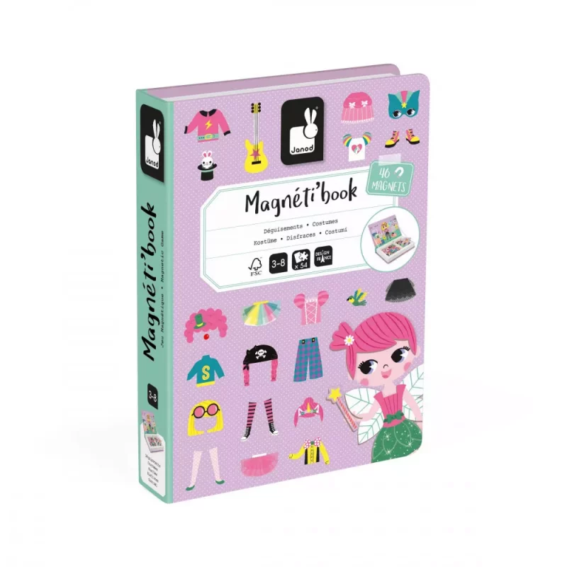Girl Costume Magnetic Book