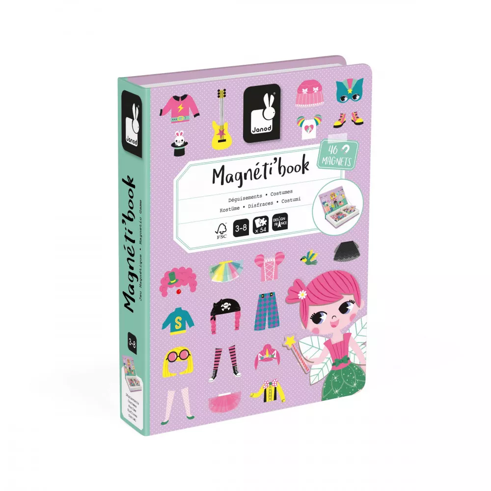 Girl Costume Magnetic Book
