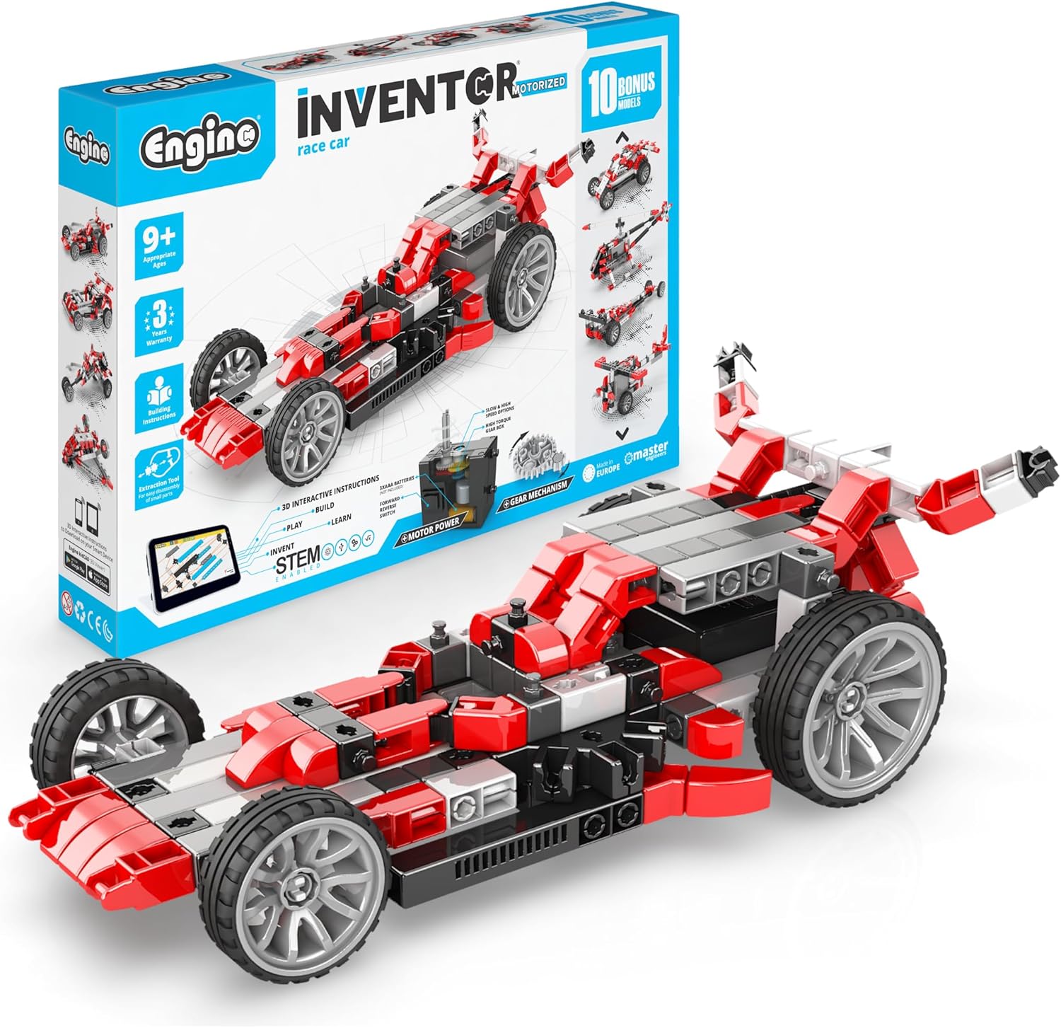 Inventor Motorized Race Car