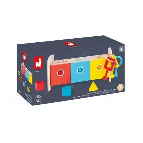 Shapes Sorter Box with Keys