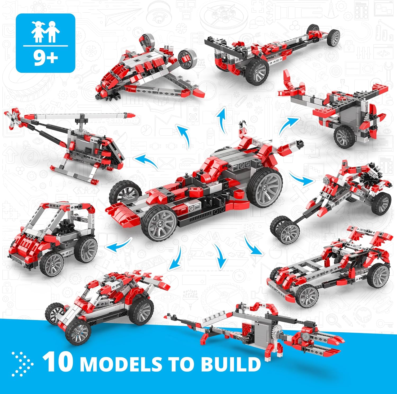 Inventor Motorized Race Car - Image 2