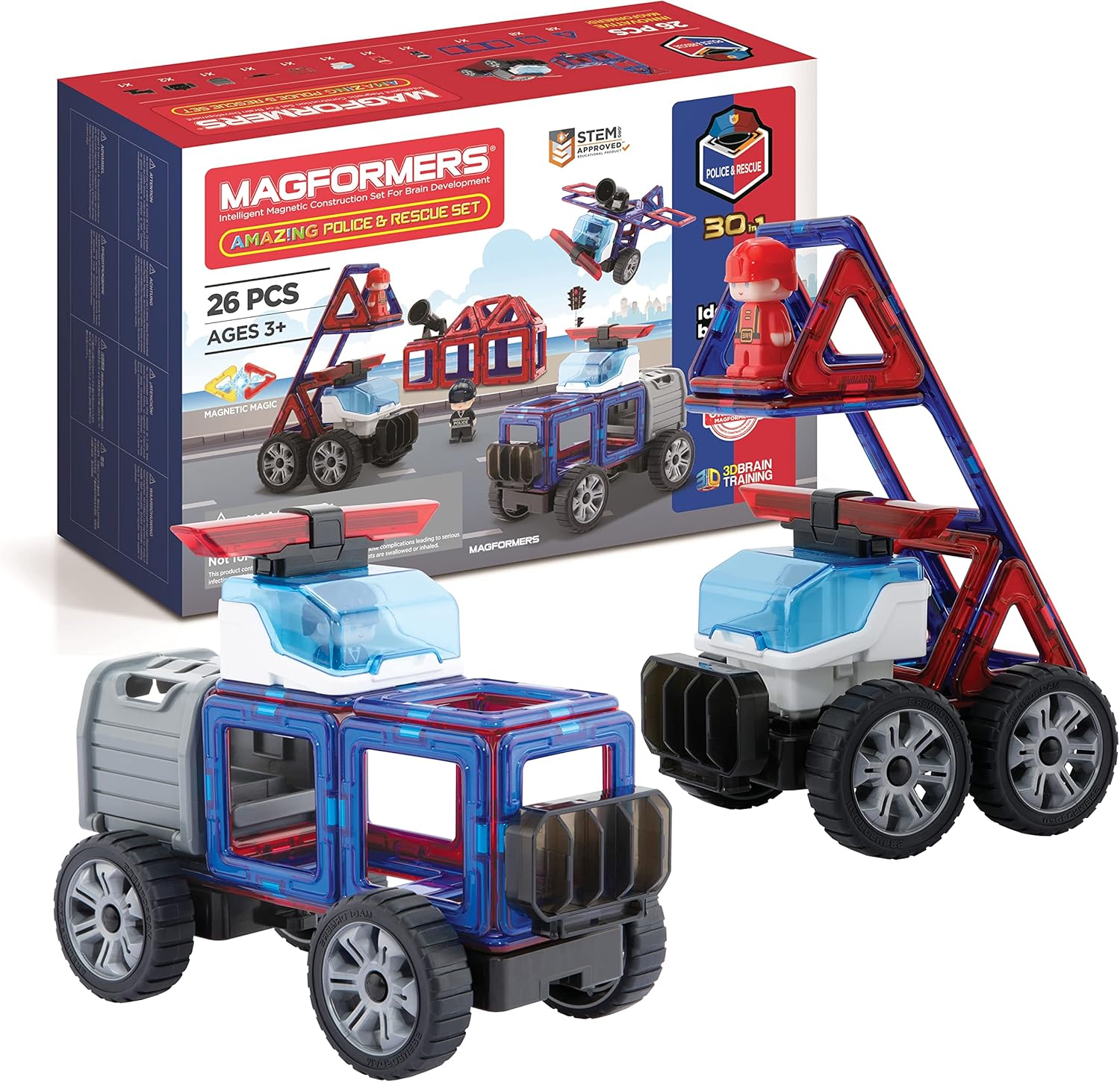Amazing Police & Rescue 26pc Set